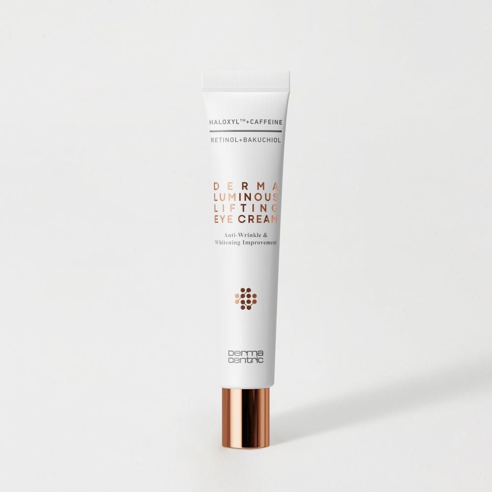 DermaCentric DERMA LUMINOUS LIFTING Vegan Eye Cream 30ml Dark Circle Brightening Firming Anti-Wrinkle Care _ Made in KOREA